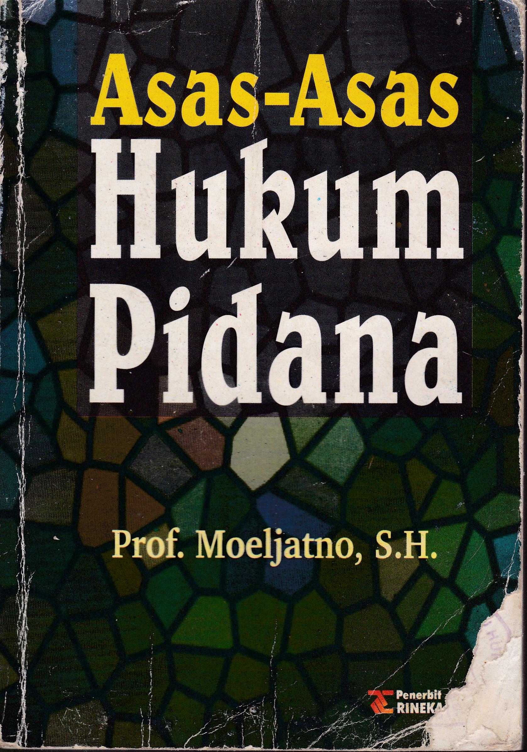 Cover of Asas - Asas Hukum Pidana (M)